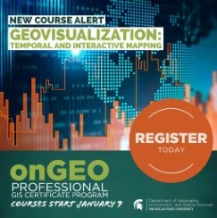 New onGEO Geovisualization Course!